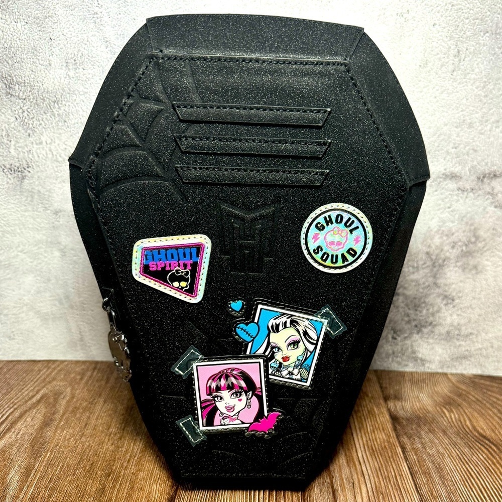 Loungefly Monster High Coffin Backpack NWT